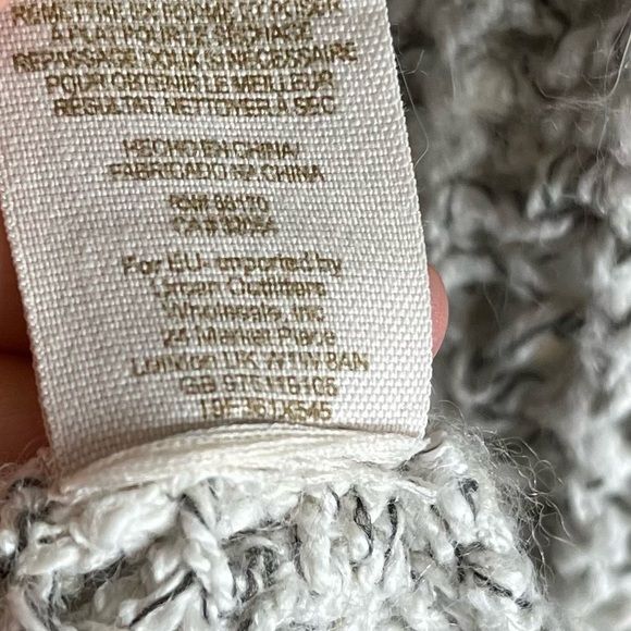 Free People Womens XS Wool Blend Knit Oversized Slouchy Cardigan Shrug Beachy - Picture 4 of 7